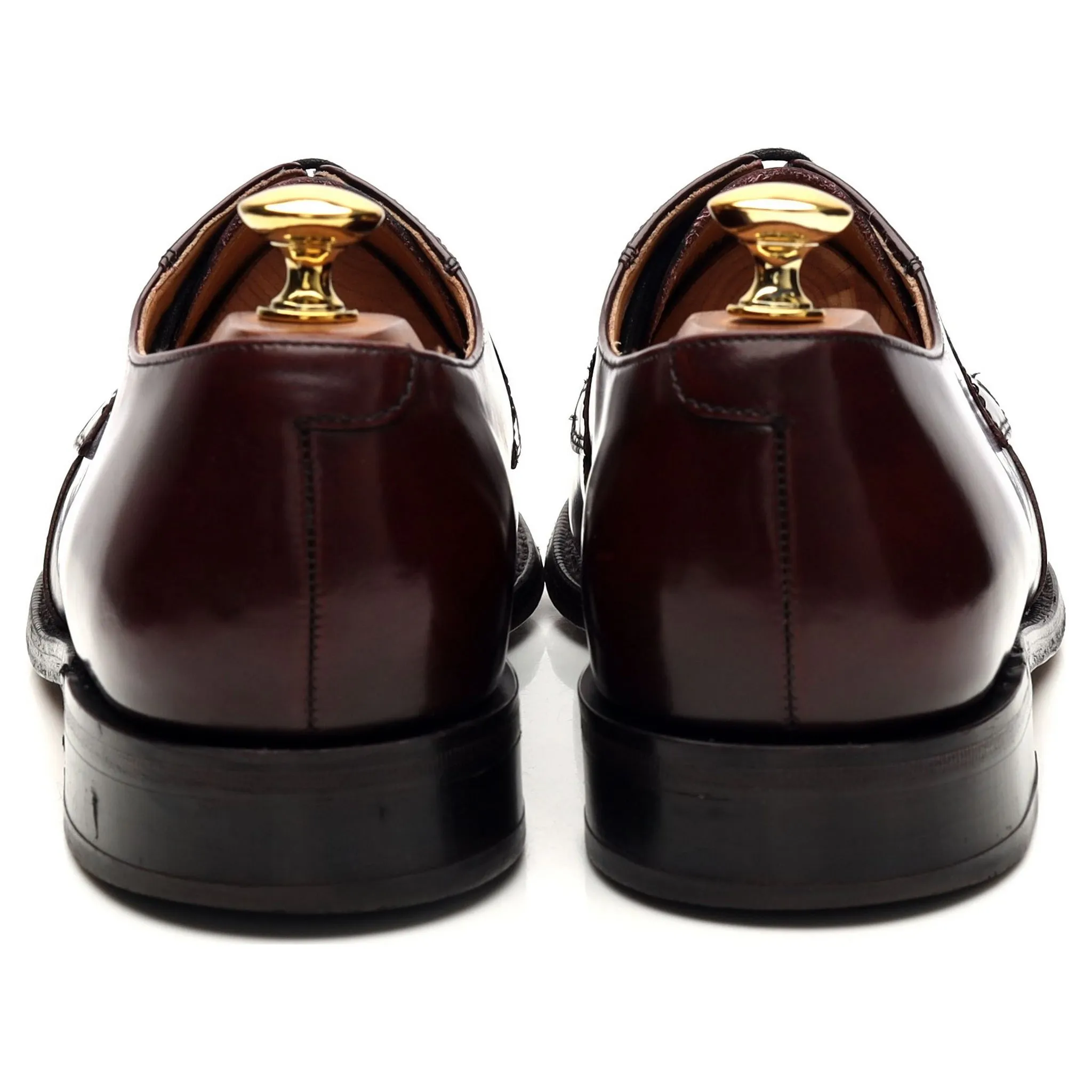 '866087' Burgundy Leather Derby UK 6.5 G