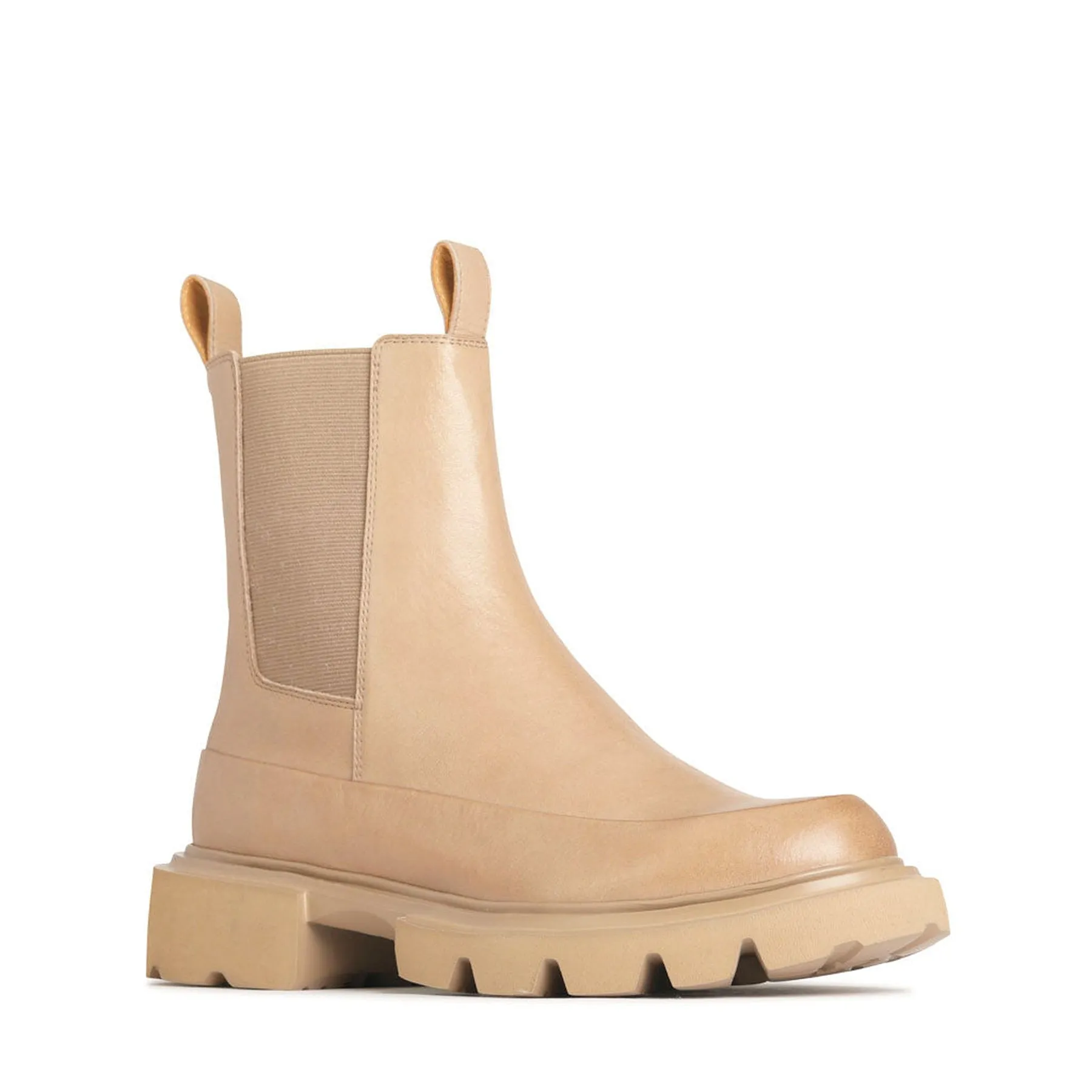 ADDI LEATHER CHUNKY CHELSEA BOOTS
