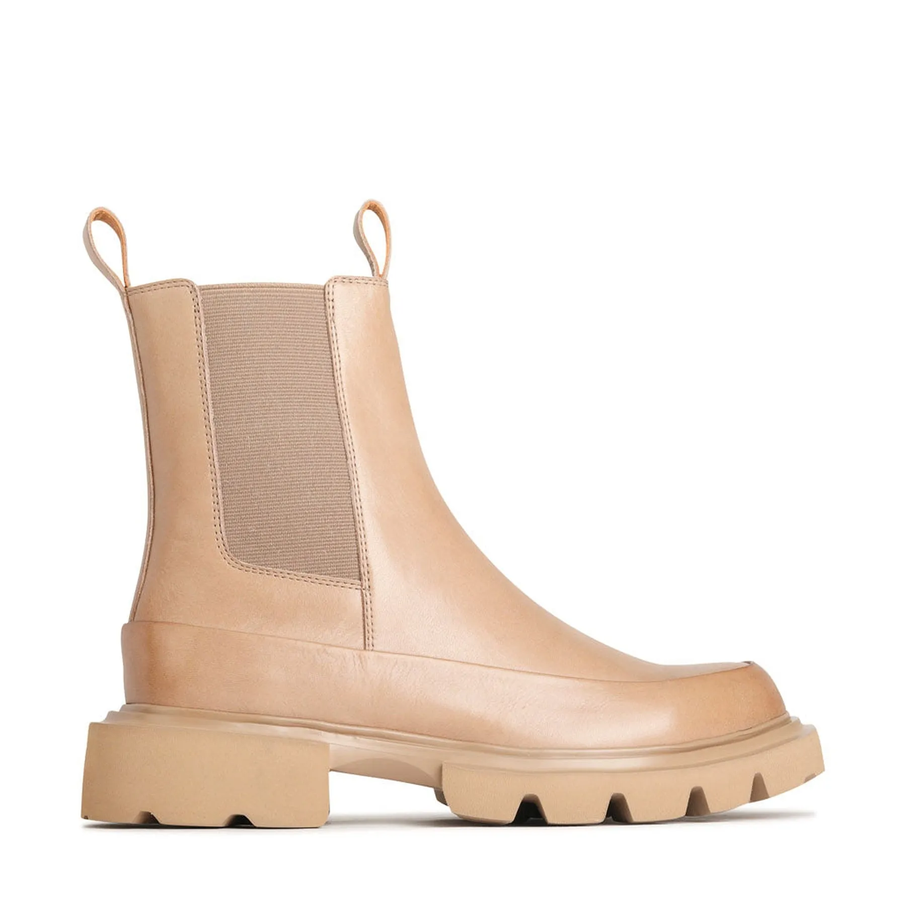 ADDI LEATHER CHUNKY CHELSEA BOOTS