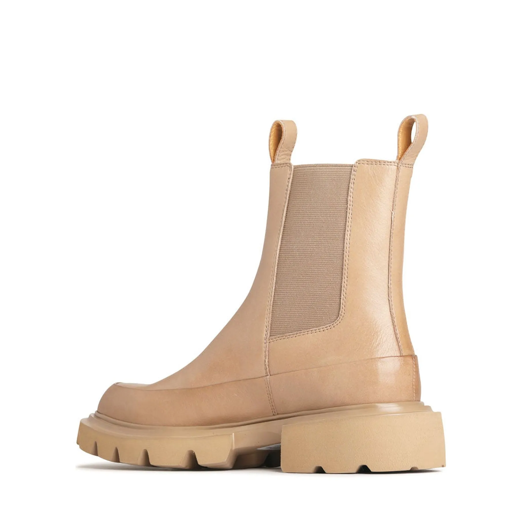 ADDI LEATHER CHUNKY CHELSEA BOOTS