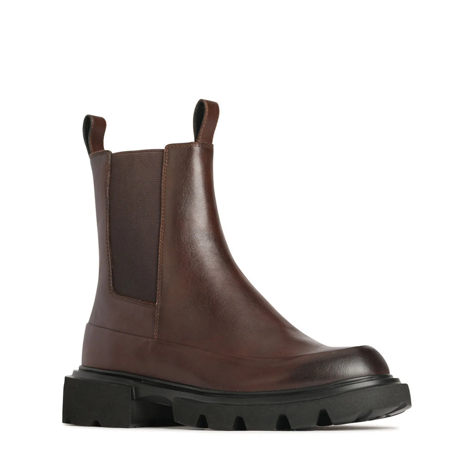 ADDI LEATHER CHUNKY CHELSEA BOOTS