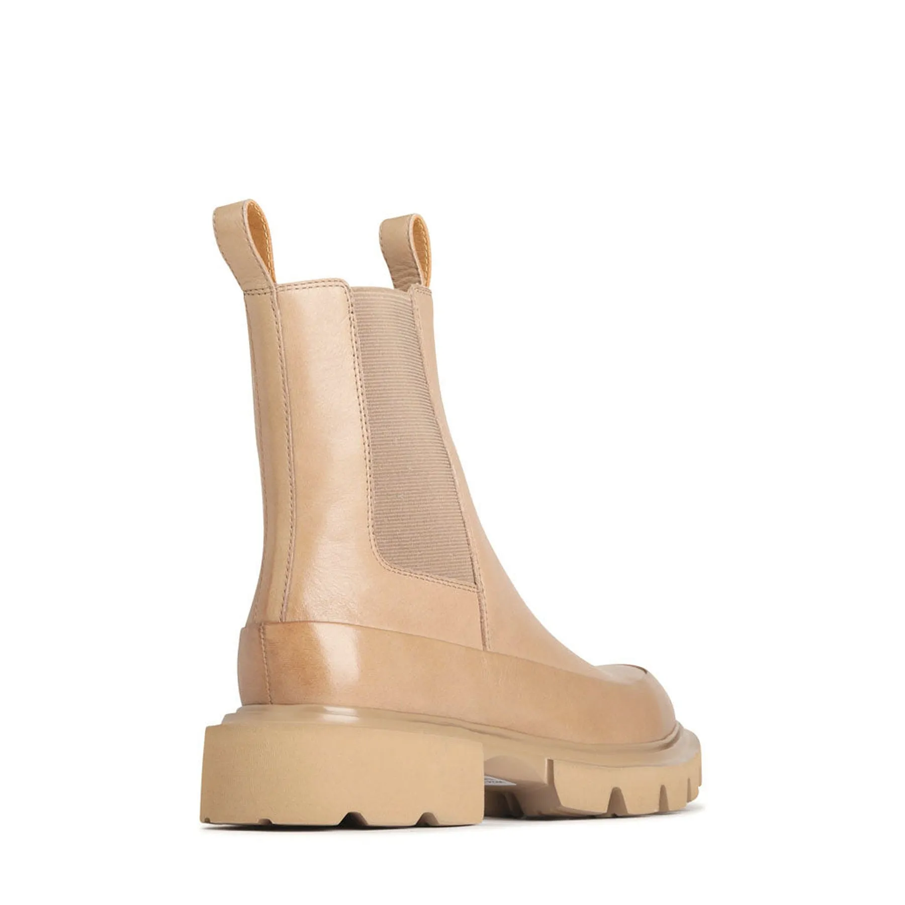 ADDI LEATHER CHUNKY CHELSEA BOOTS