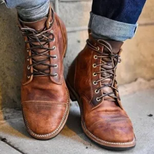 Aiden  | Leather Ankle Boots