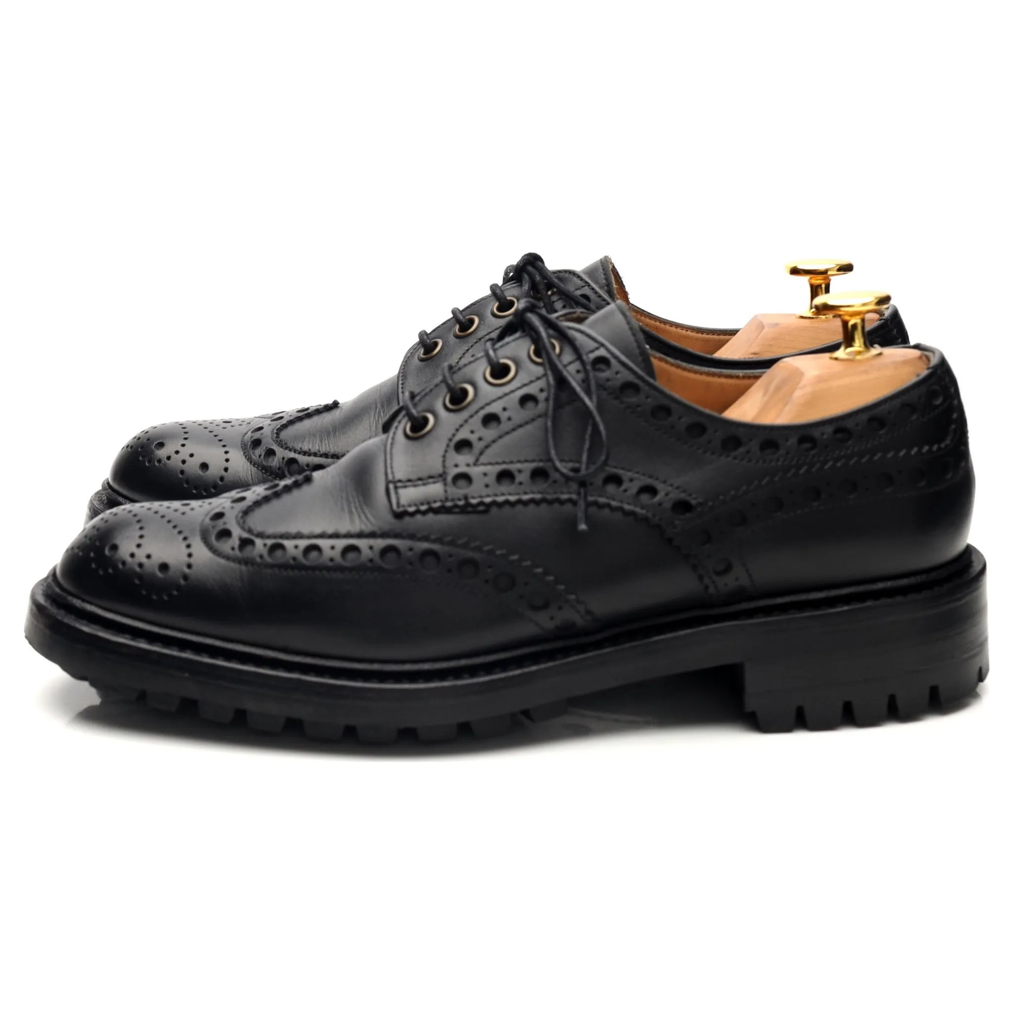 'Avon' Leather Derby Brogues UK 5 F
