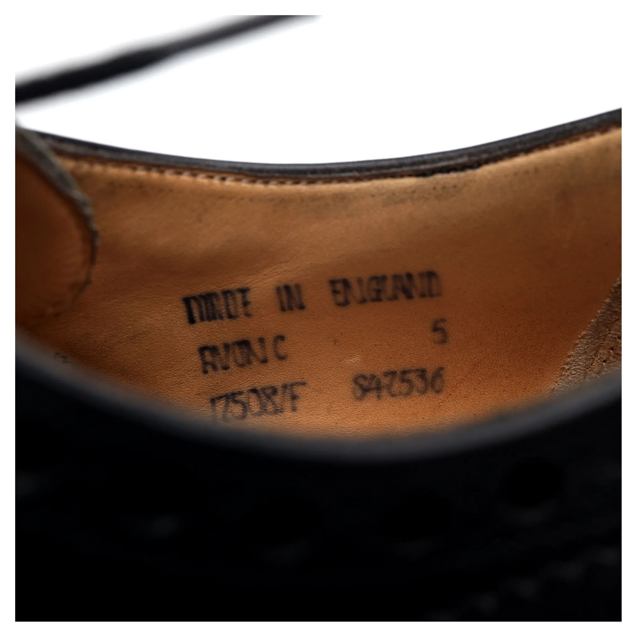 'Avon' Leather Derby Brogues UK 5 F