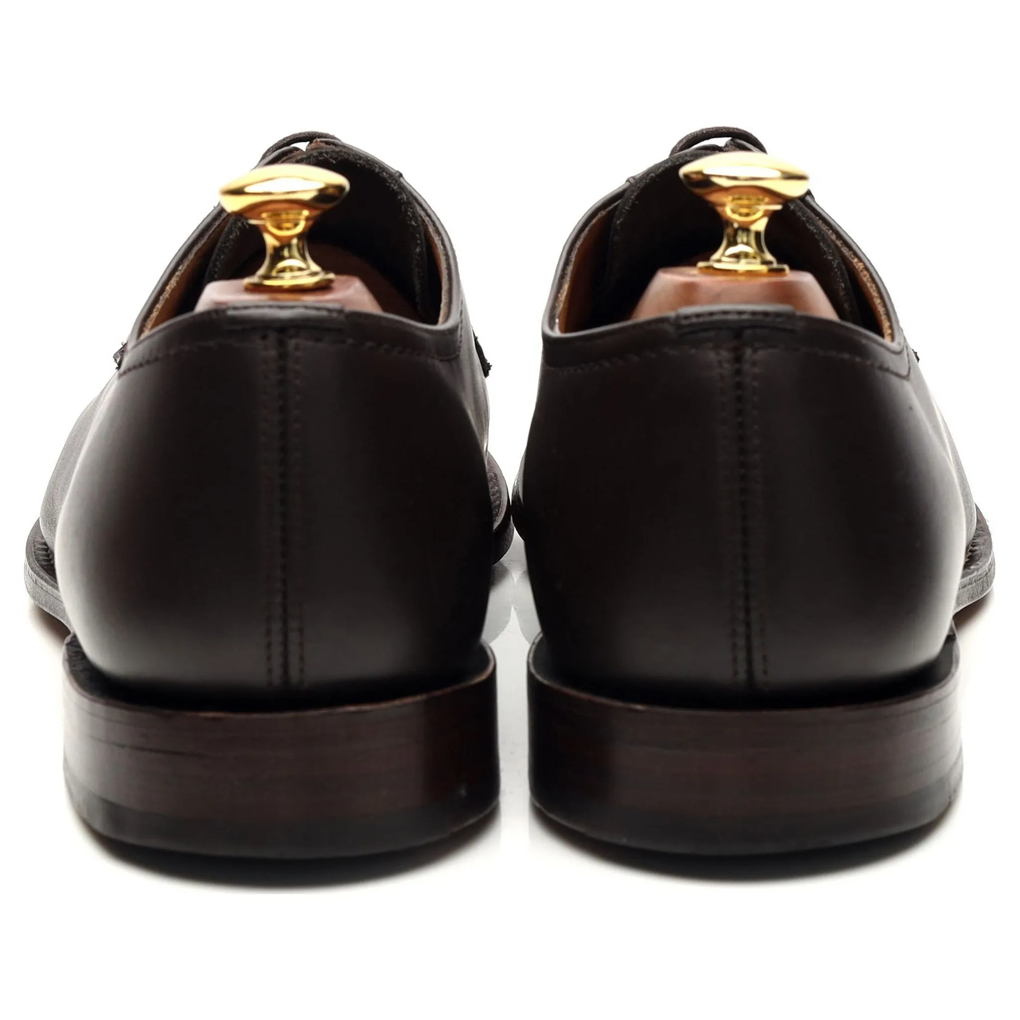 'Barkson' Dark Brown Leather Derby UK 9.5 F