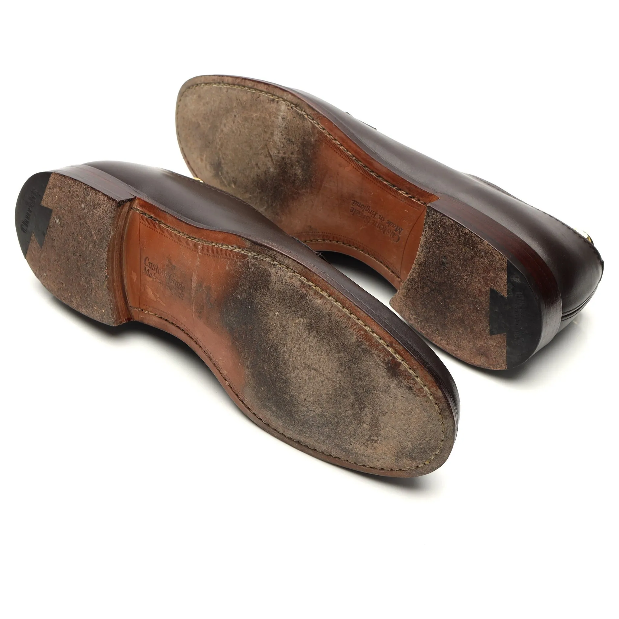 'Barkson' Dark Brown Leather Derby UK 9.5 F