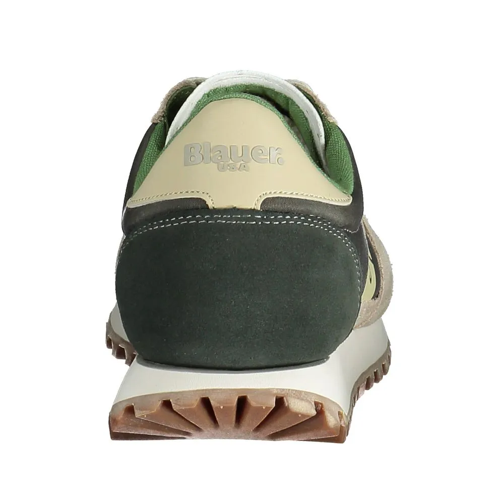 Beige Leather Men Sneaker