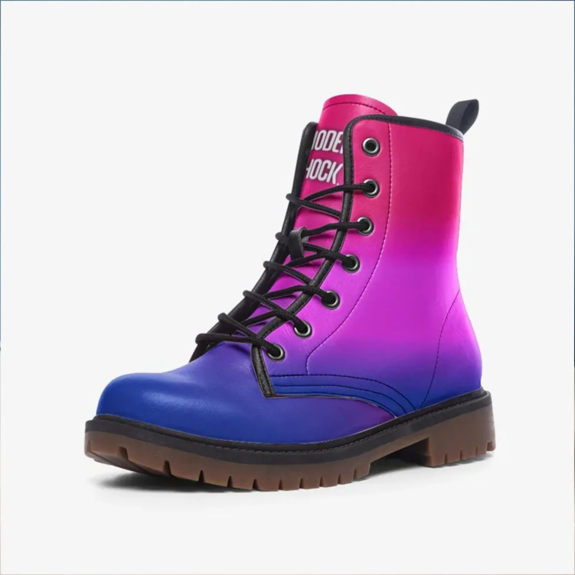 Bi Pride Boots, LGBTQ Rainbow Boots, Bisexual Pride Boots, LGBTQ Pride Parade Boots, Unisex Rainbow Boots, Rainbowcore, Gay Pride Flag