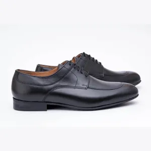Black Apron Toe Derby