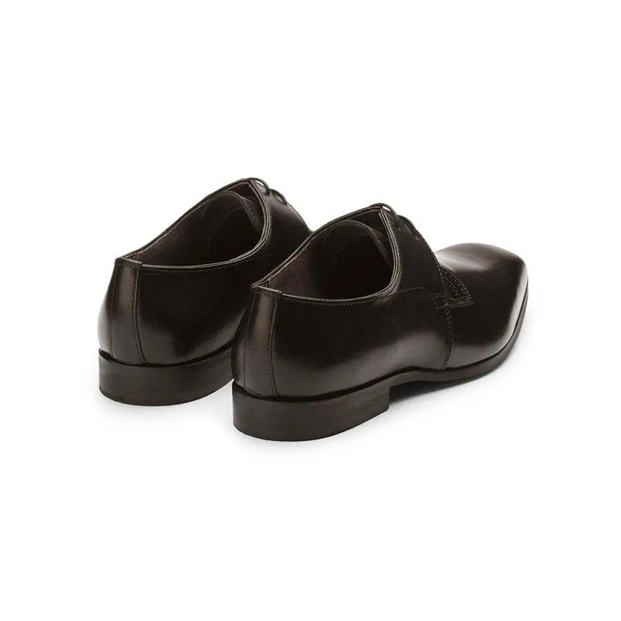 Black Derby with Top Closure