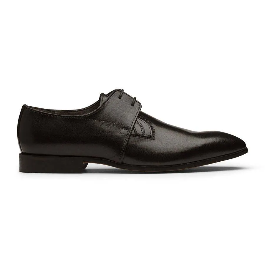 Black Derby with Top Closure