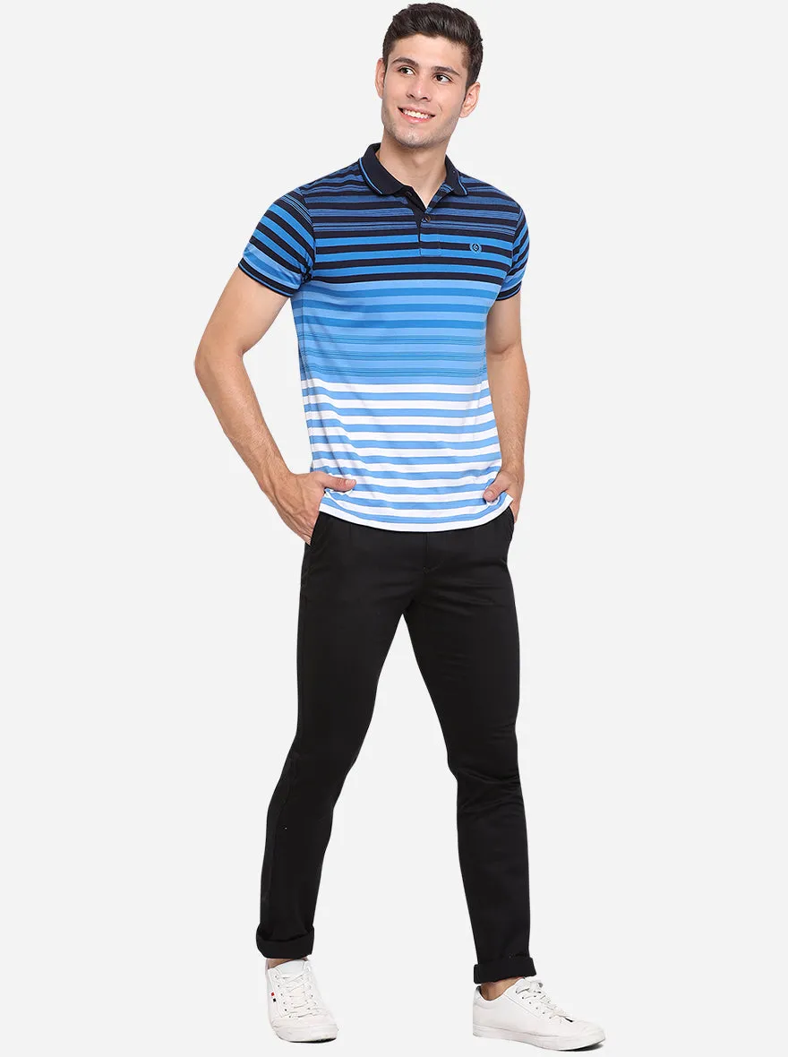 Black Solid Super Slim Fit Casual Trouser | Greenfibre