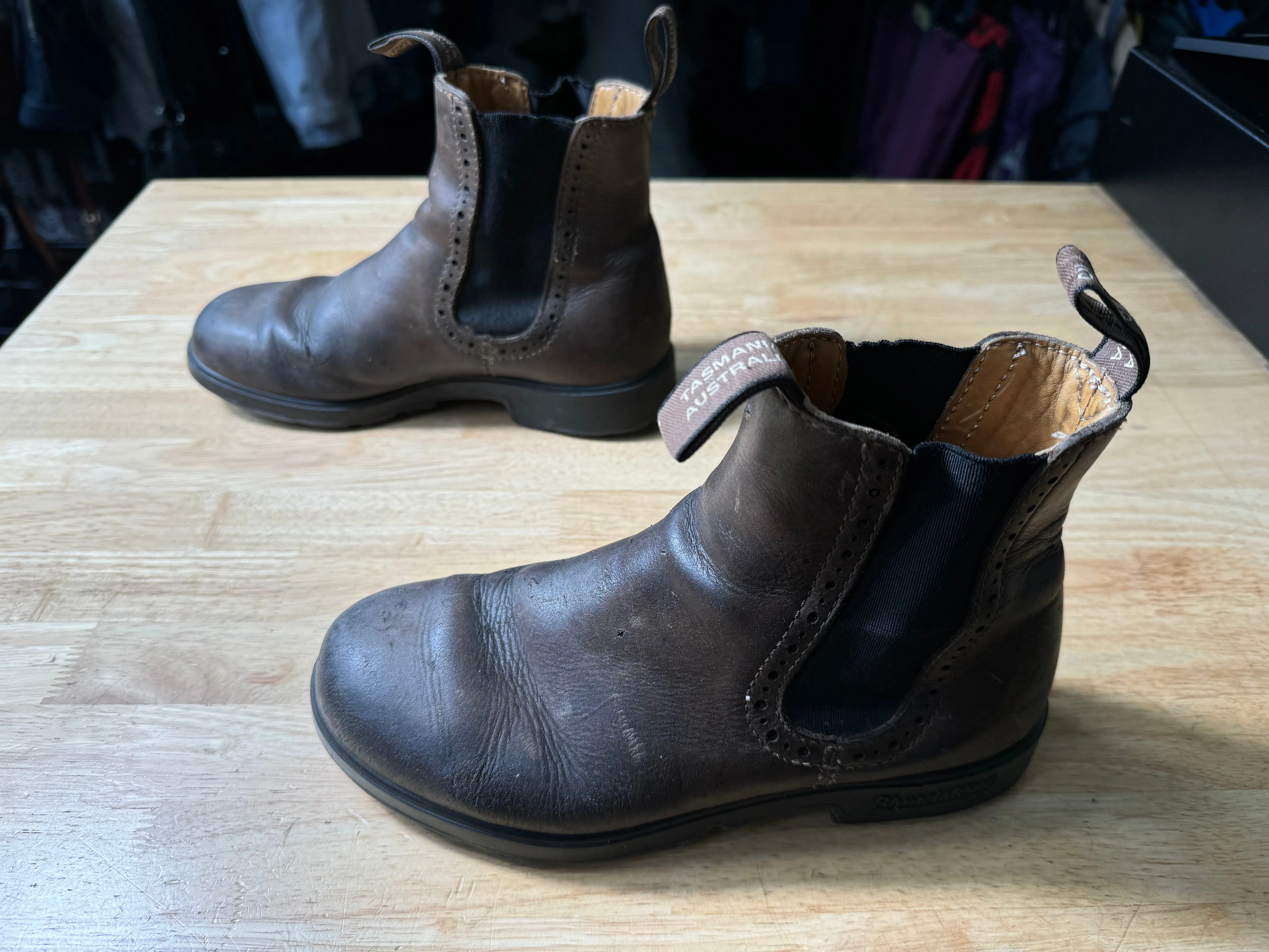 Blundstone Women's Brown Leather Ankle Boots
