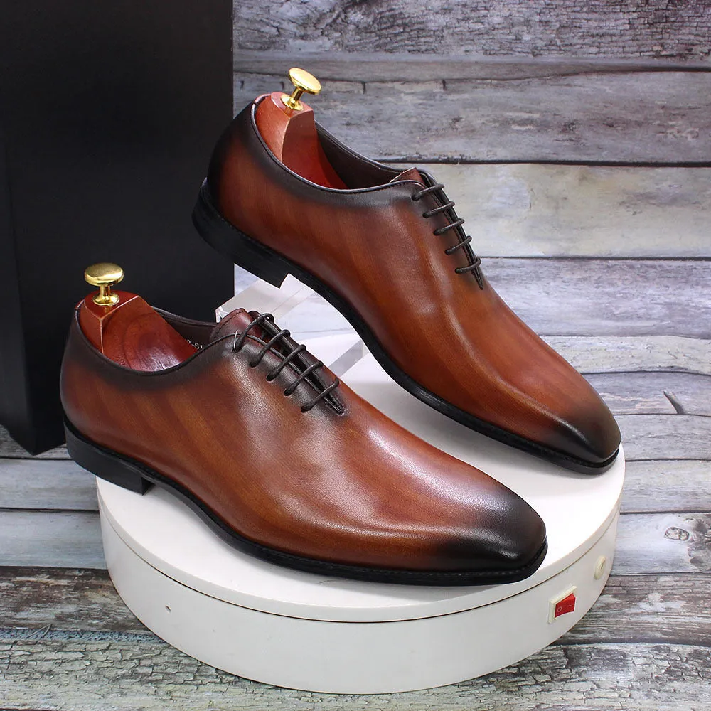 British Handmade Leather Oxford Shoes