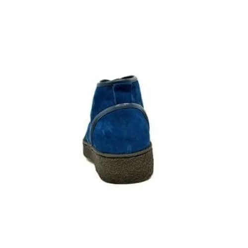 British Walkers Playboy Kaydence Men's Navy Blue Suede Ankle Boots