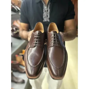 Brown Aron Derby   Dainte Stack Sole