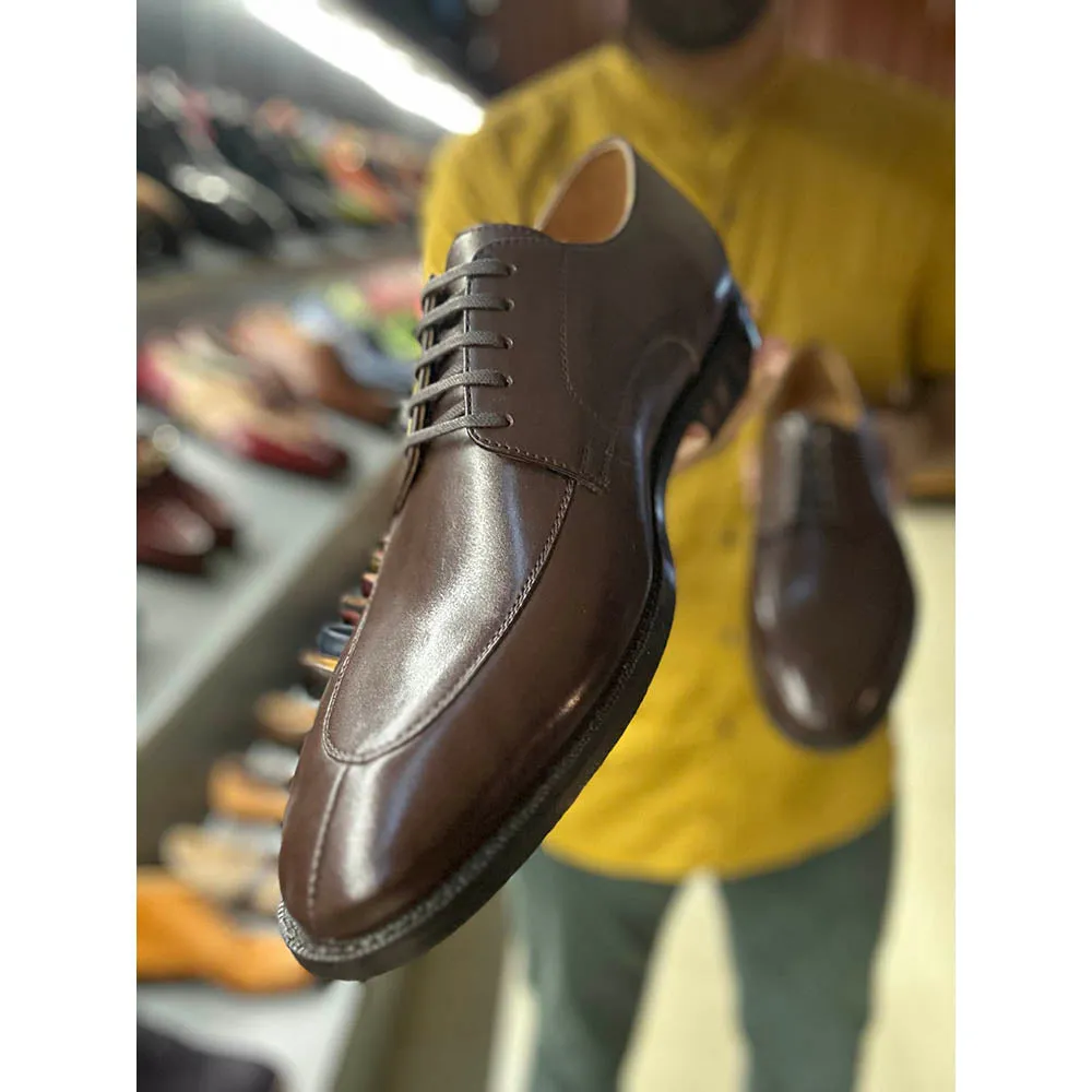 Brown Classic Apron Toe Derby