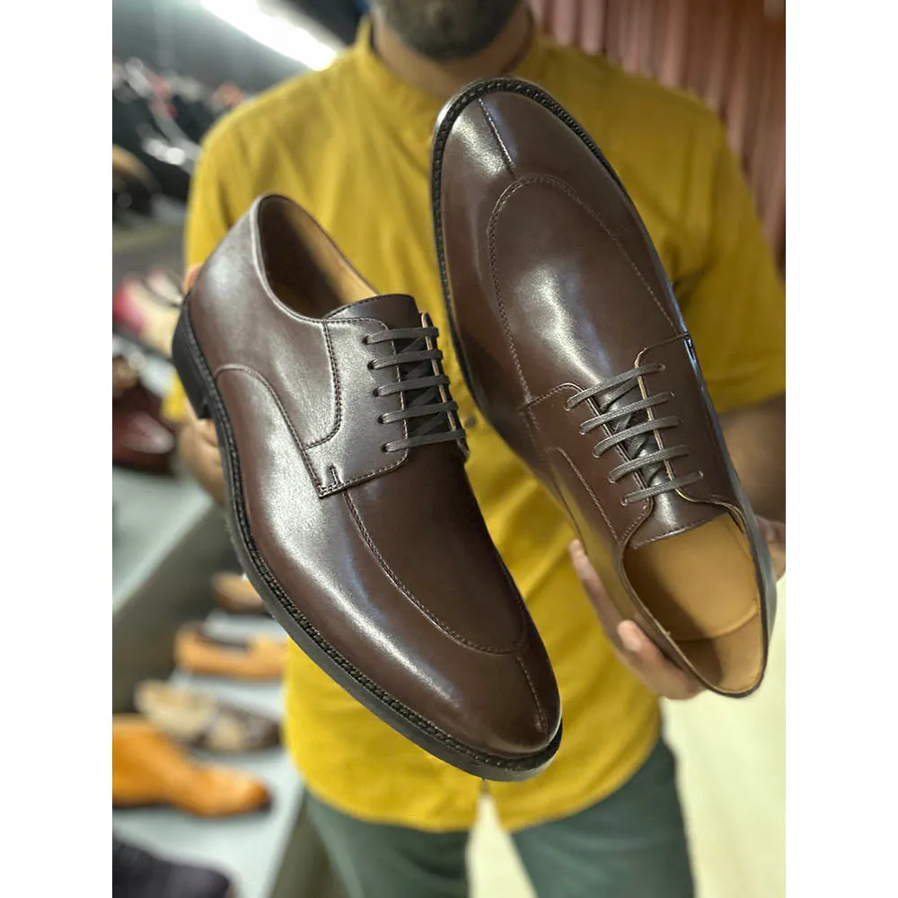 Brown Classic Apron Toe Derby