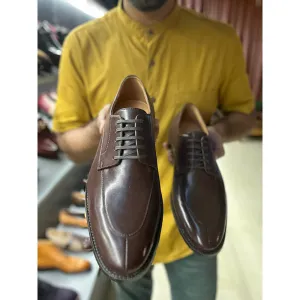 Brown Classic Apron Toe Derby