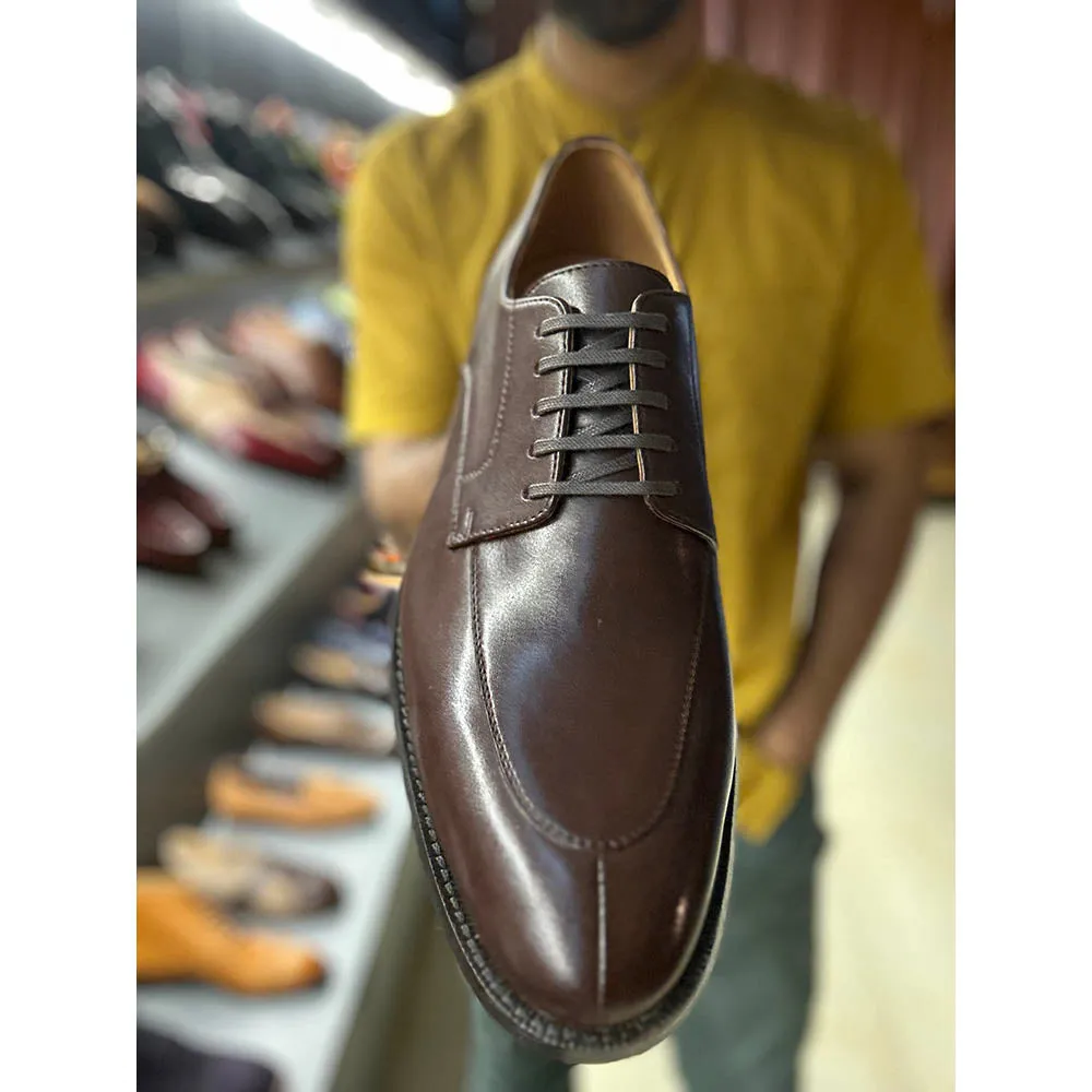 Brown Classic Apron Toe Derby