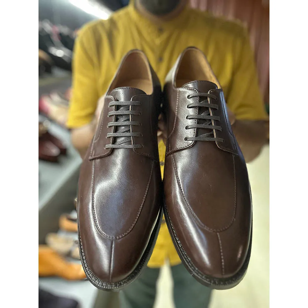 Brown Classic Apron Toe Derby