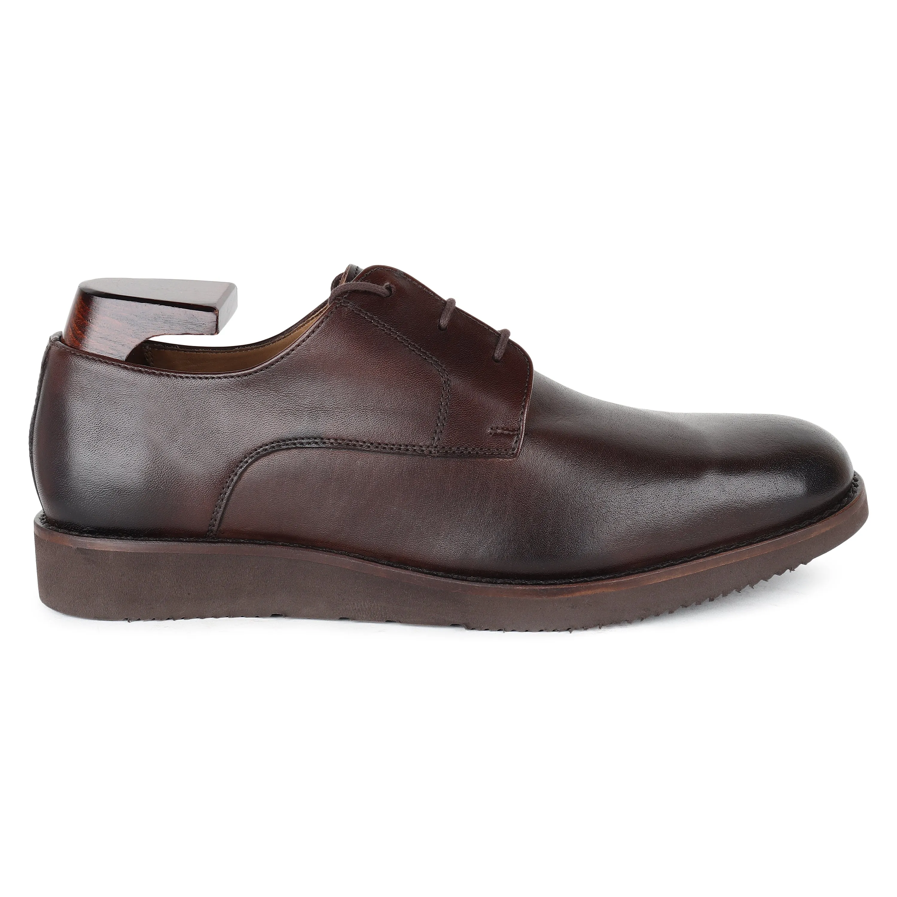 Brown Extralight Classic All Day Round Toe Derby