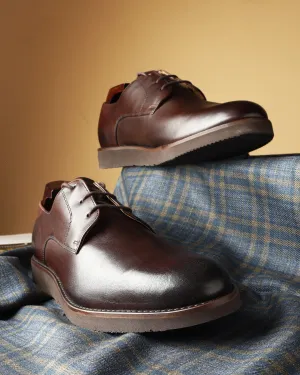 Brown Extralight Classic All Day Round Toe Derby