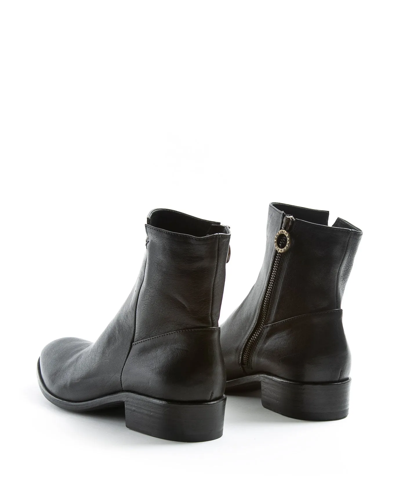 CALE Black Leather Boots