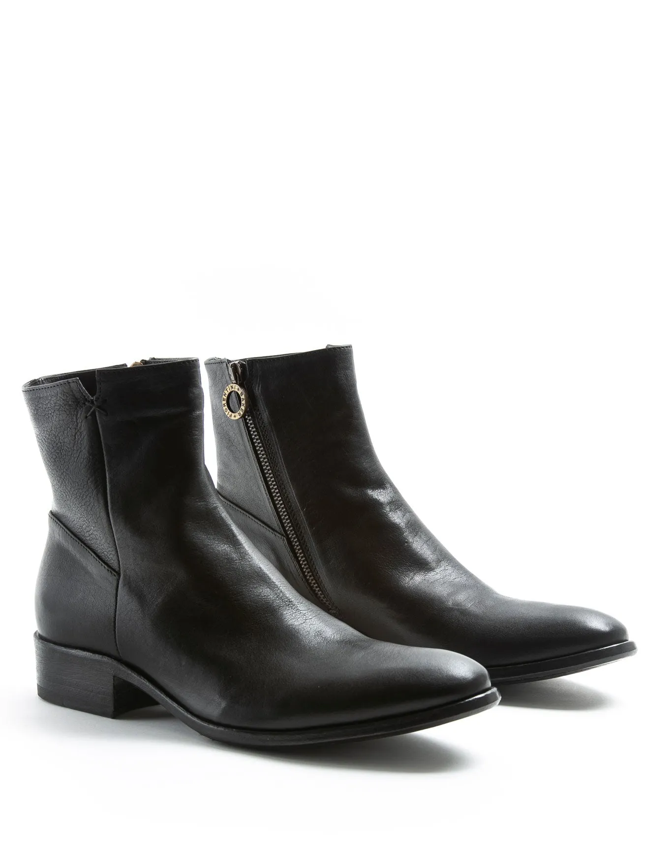 CALE Black Leather Boots