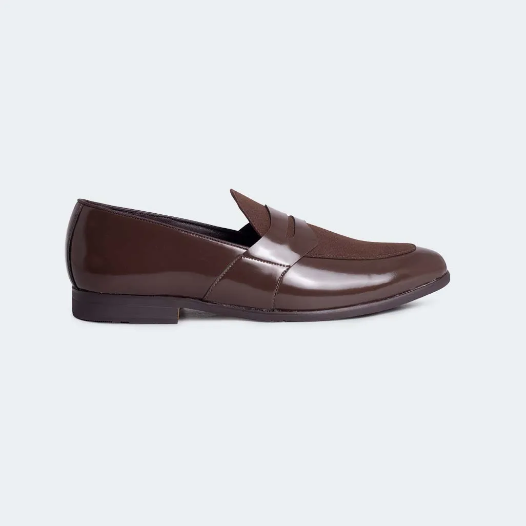 Caliber Shoes Coffee Formal Shoes for Men (CARTER B683SNY/SR)