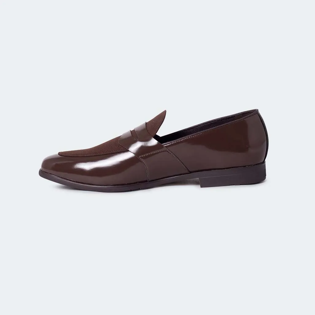 Caliber Shoes Coffee Formal Shoes for Men (CARTER B683SNY/SR)