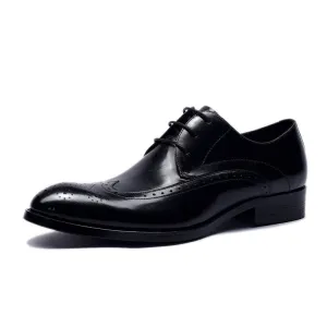 Casual Leather Brogue Dress Shoes