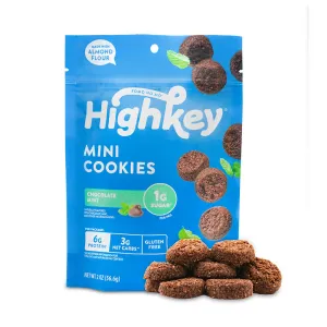 Chocolate Mint Mini Cookies