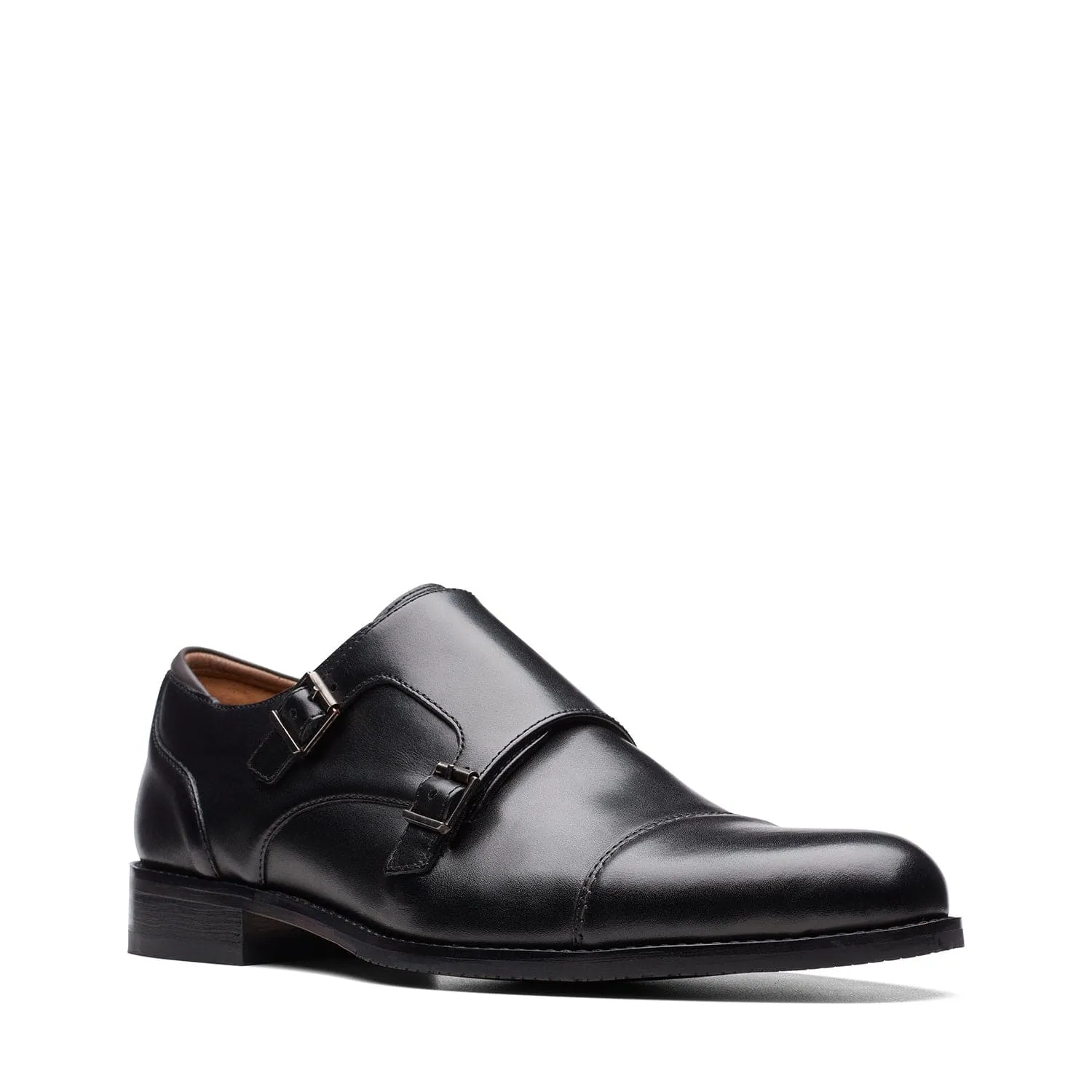 Clarks CraftArlo Monk Shoes (Standard Fit)