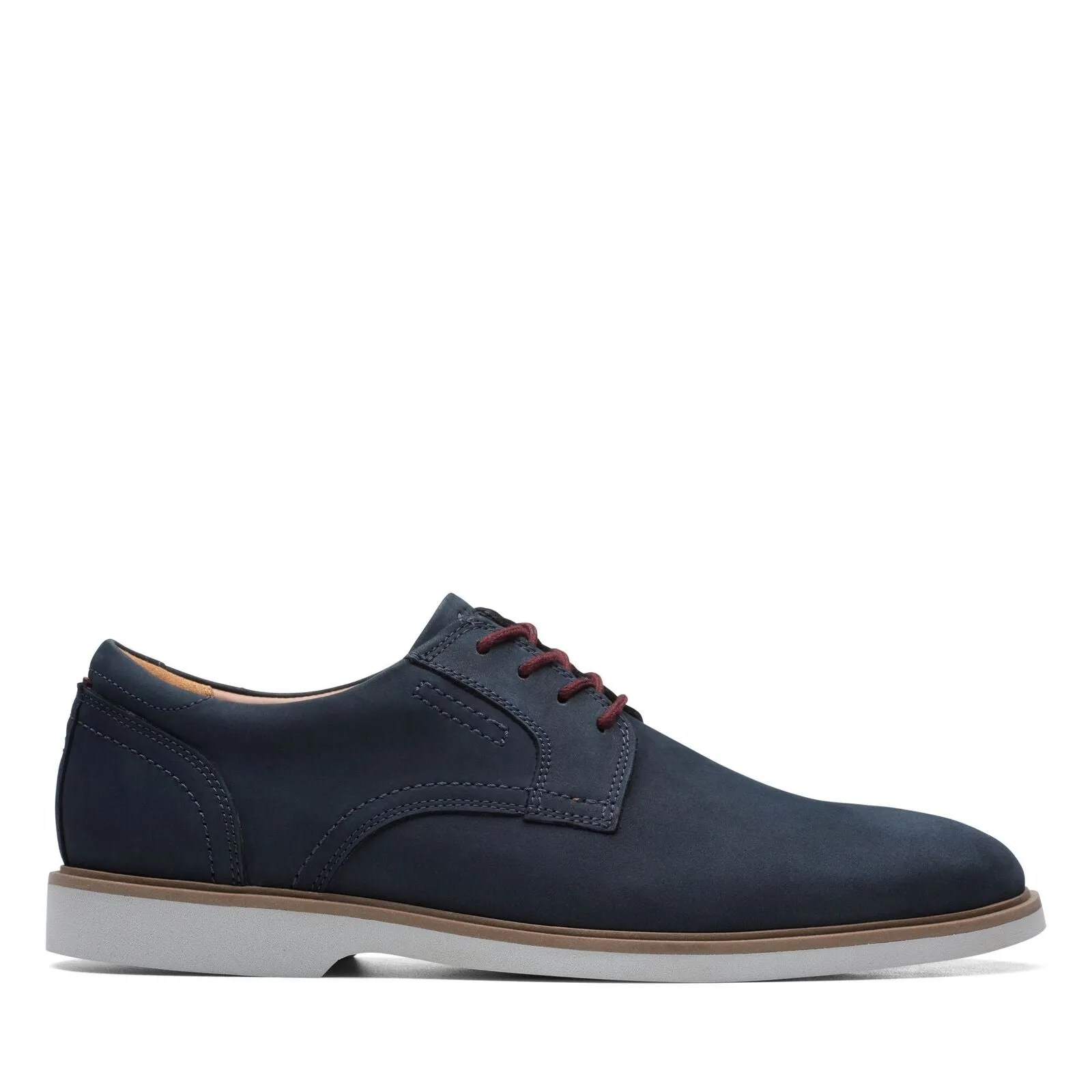 Clarks Men's Malwood Lace Navy Leather 26171103