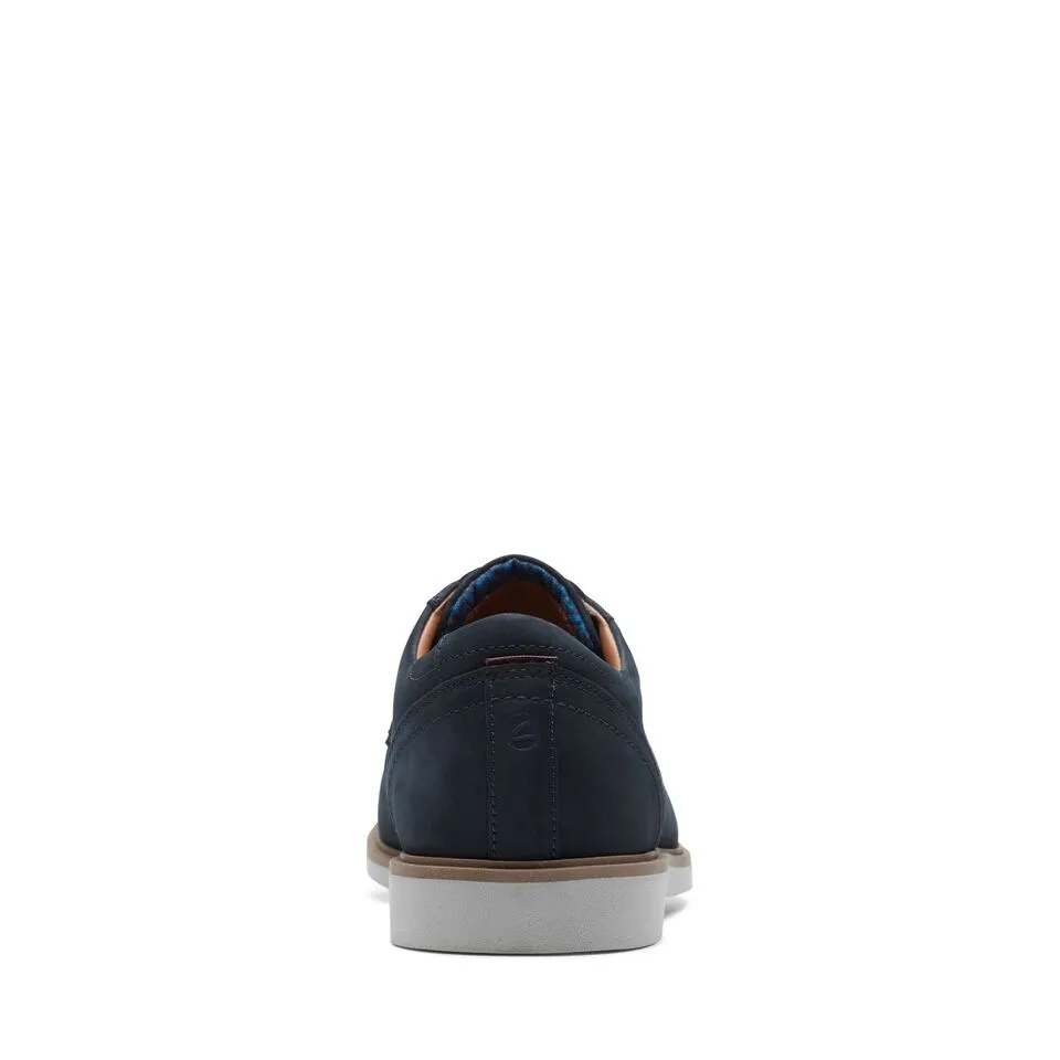 Clarks Men's Malwood Lace Navy Leather 26171103