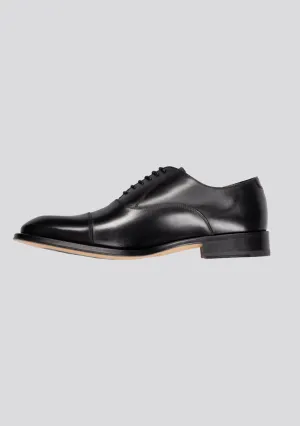 Classic Black Oxford Calfskin Shoes