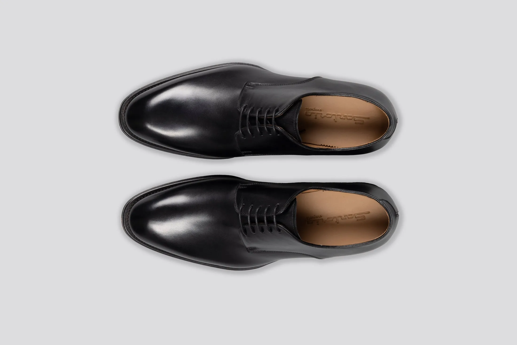Classic Black Oxford Calfskin Shoes