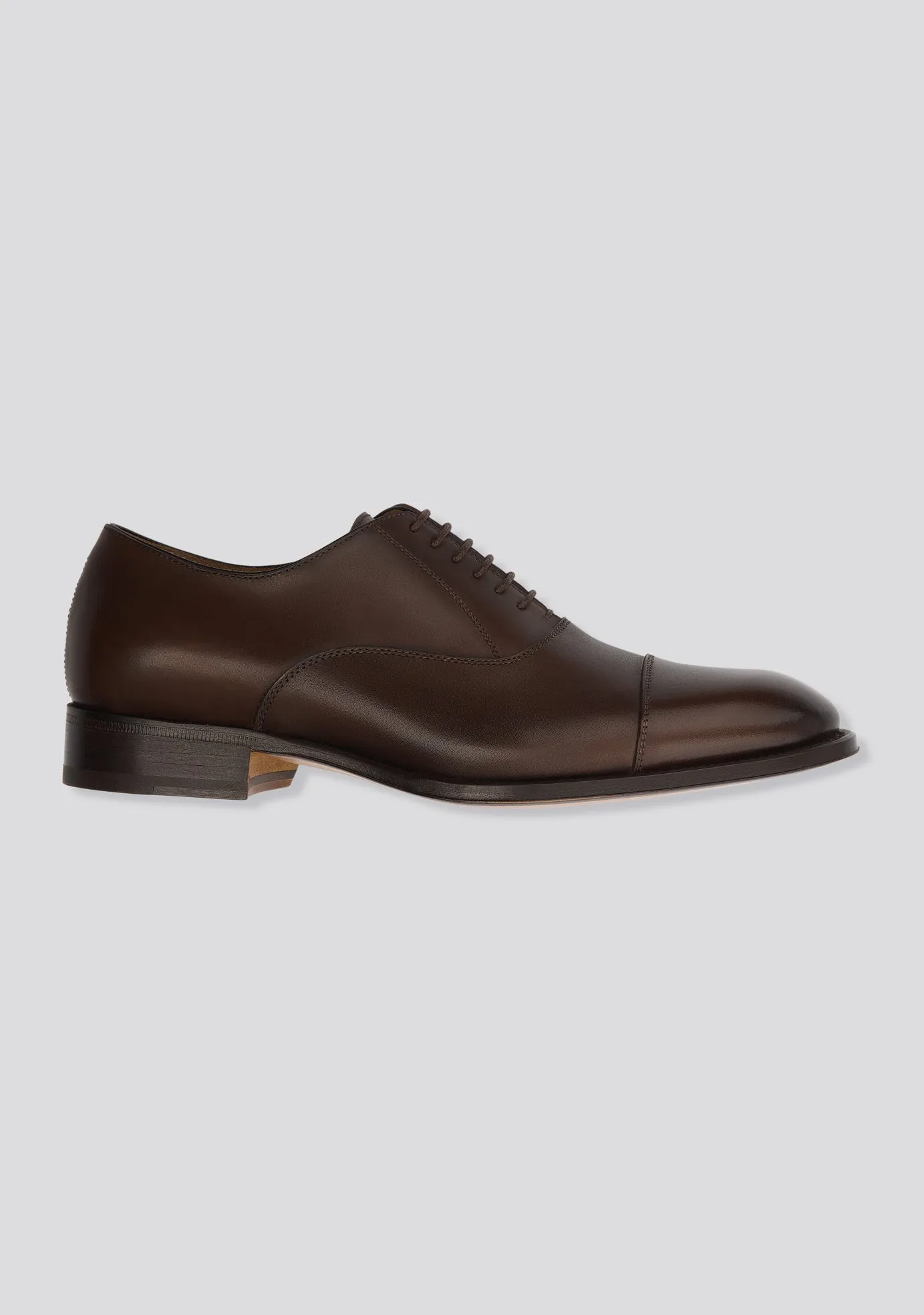 Classic Brown Oxford Calfskin Shoes