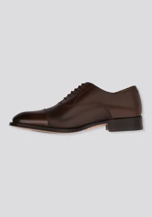 Classic Brown Oxford Calfskin Shoes
