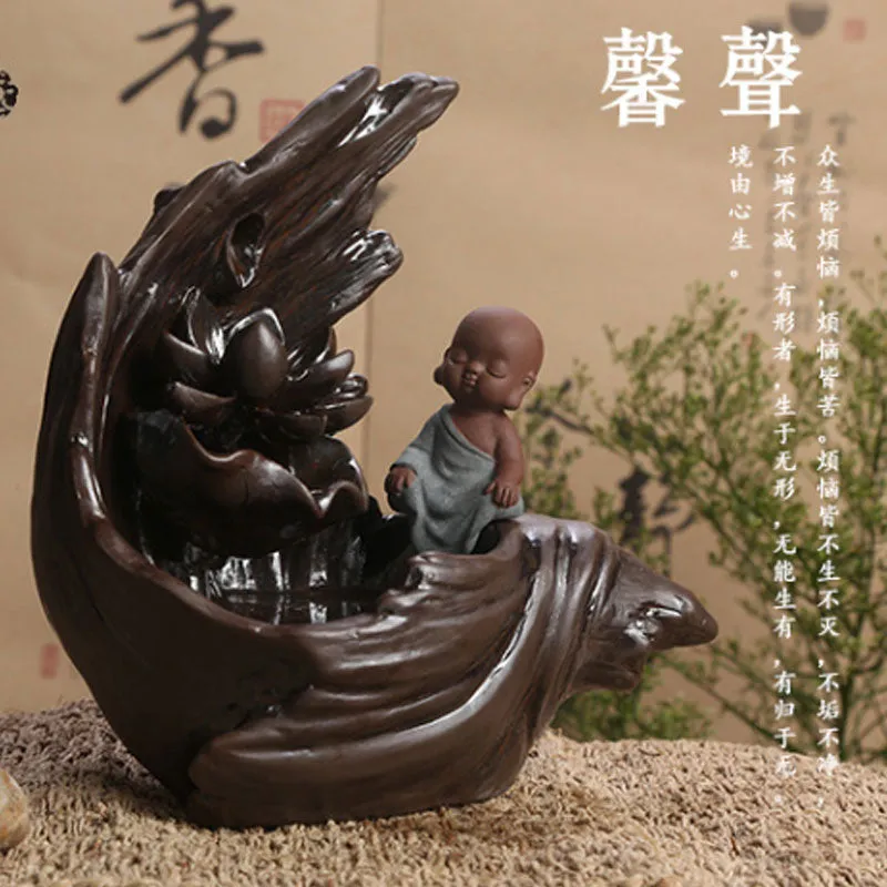 Conch Backflow Incense Burner