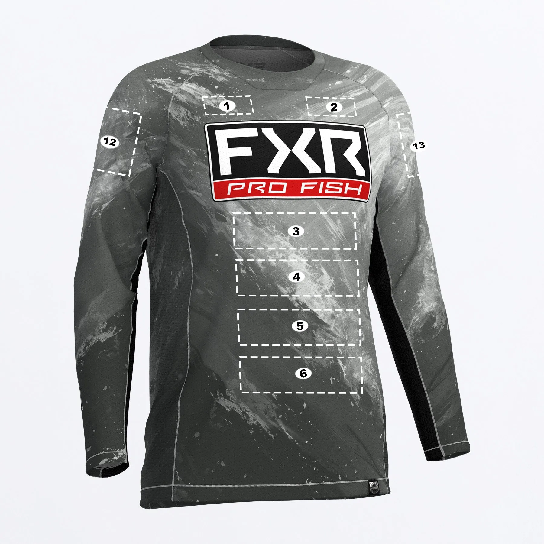 Custom M Derby Swell Air UPF Longsleeve