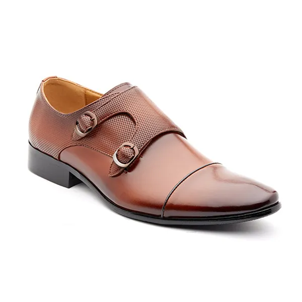 Double Buckle Dark Brown Cameron Monk Strap Shoes 卡梅倫雙扣深棕色孟克鞋