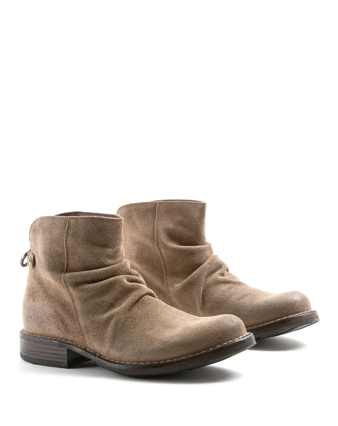 ELINA Tobacco Suede Boots