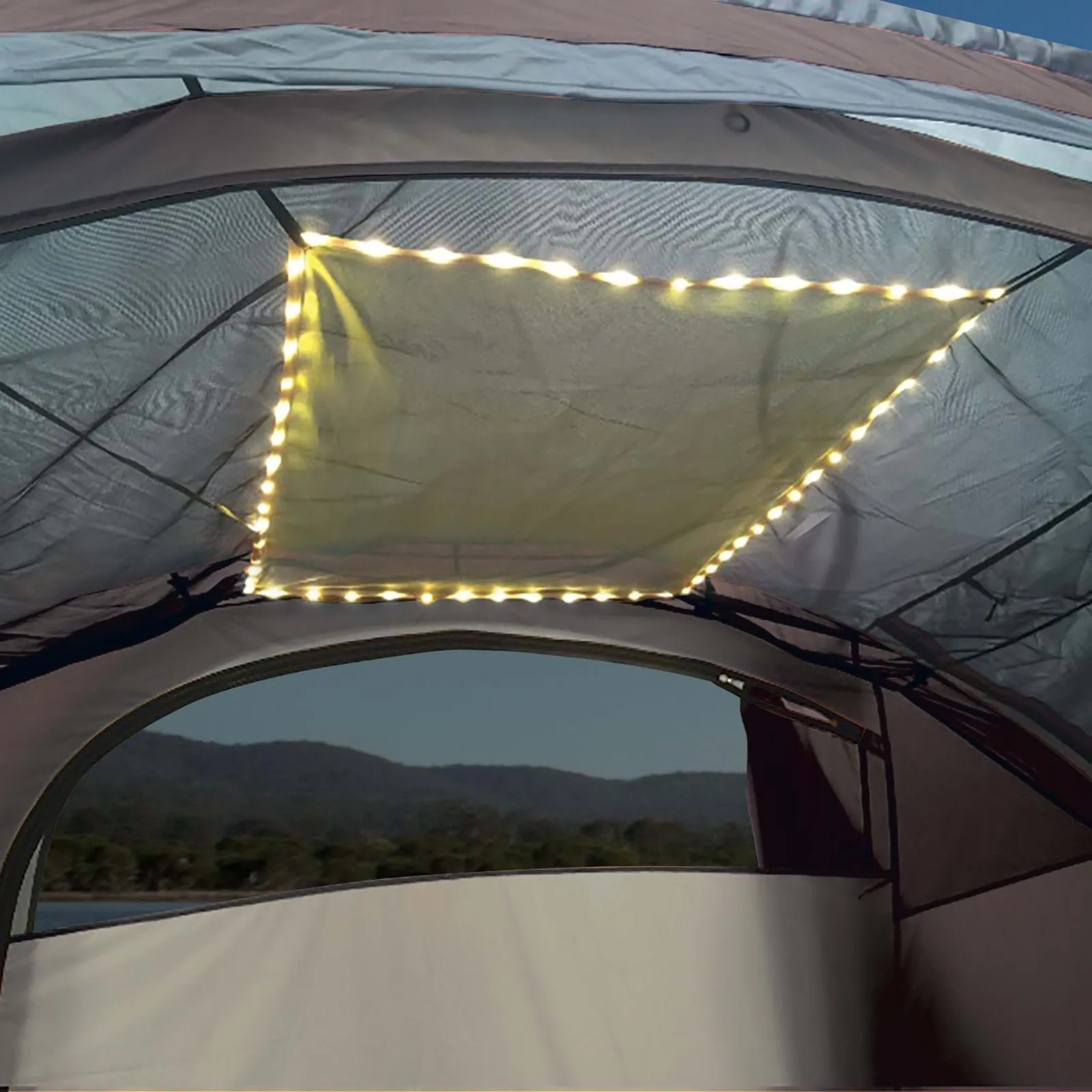 Explore Planet Earth - Speedy Blackhole 3 Person Tent with LED Lights