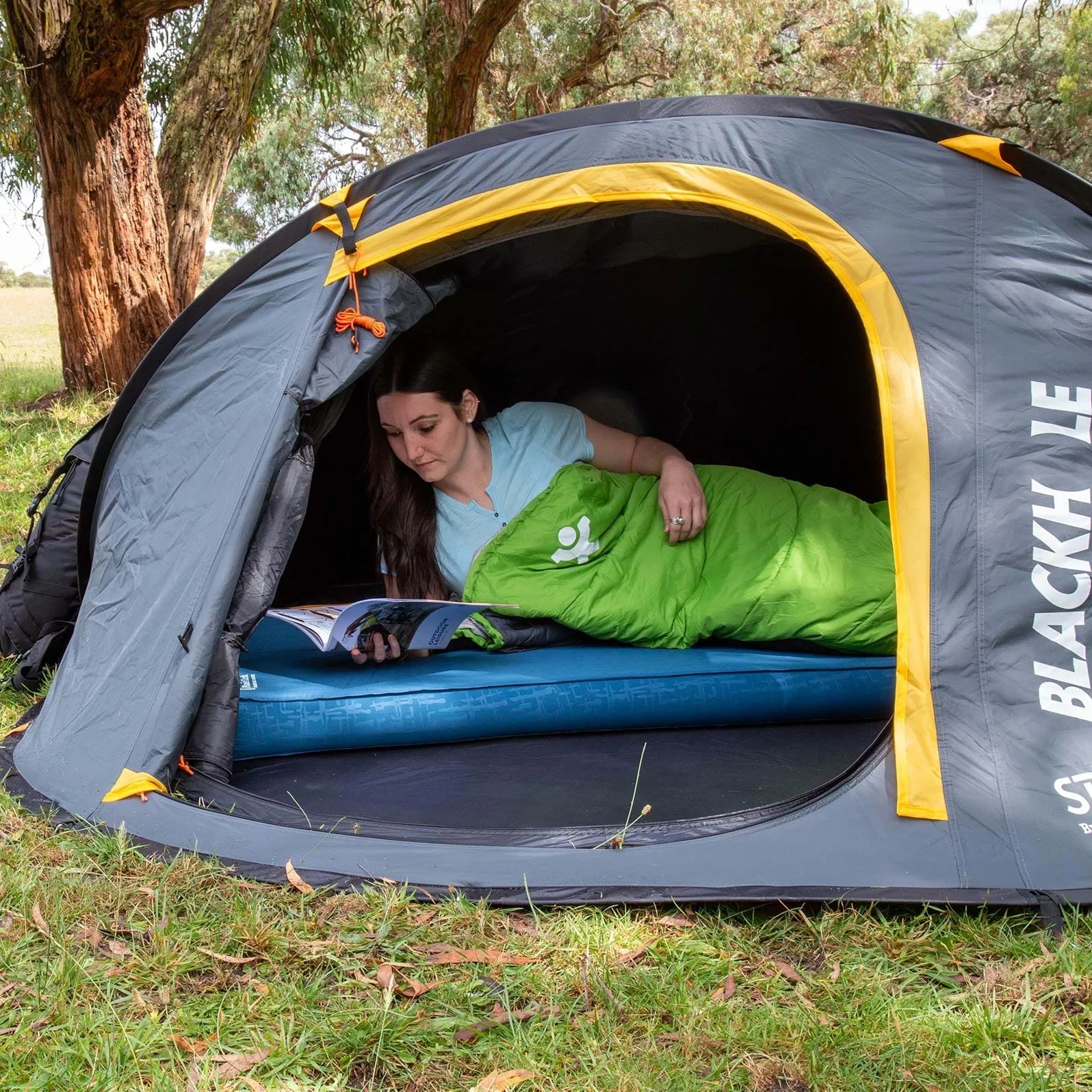 Explore Planet Earth - Speedy Blackhole 3 Person Tent with LED Lights