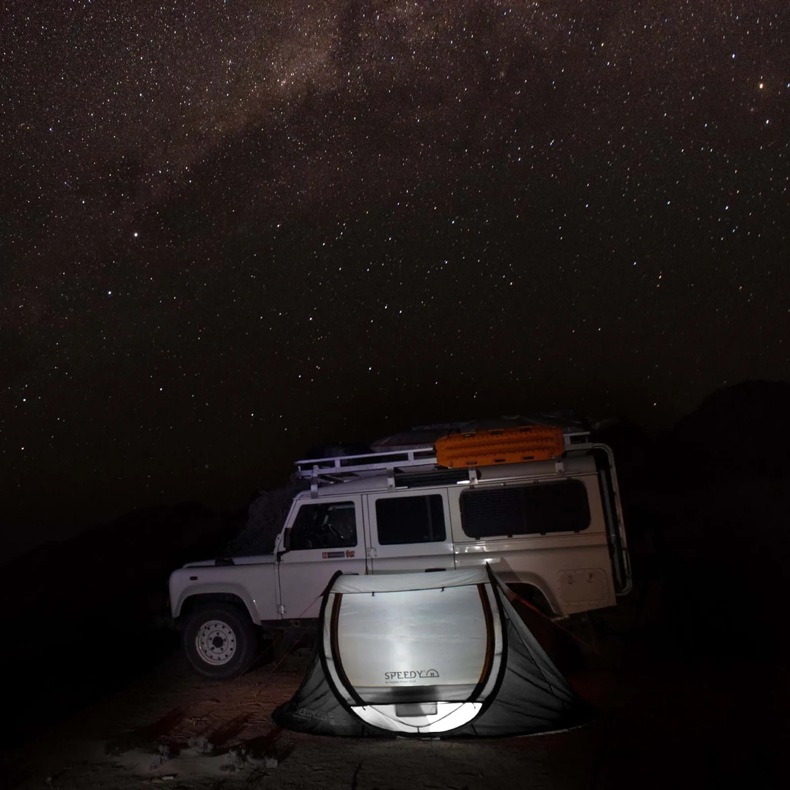 Explore Planet Earth - Speedy Blackhole 3 Person Tent with LED Lights