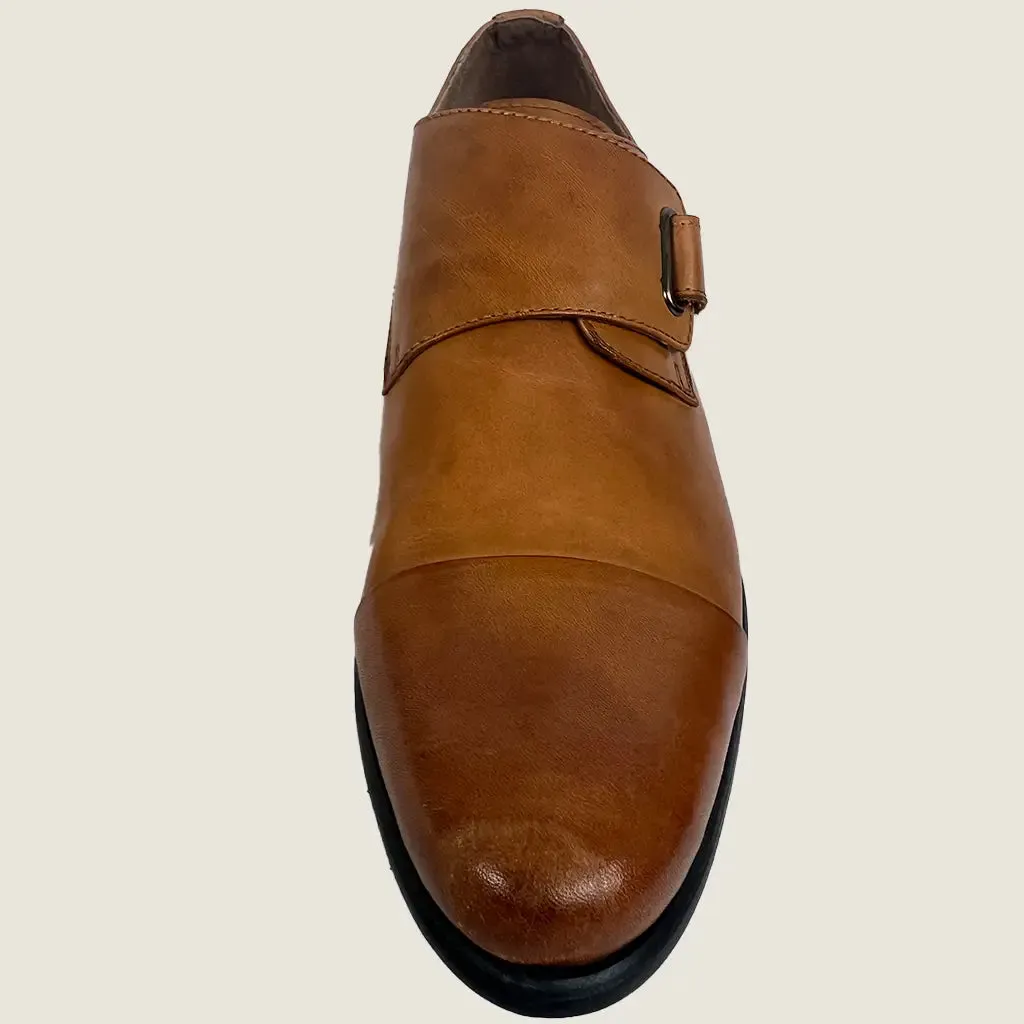 Fagela Monk Men's Single Strap Dress Shoe 40