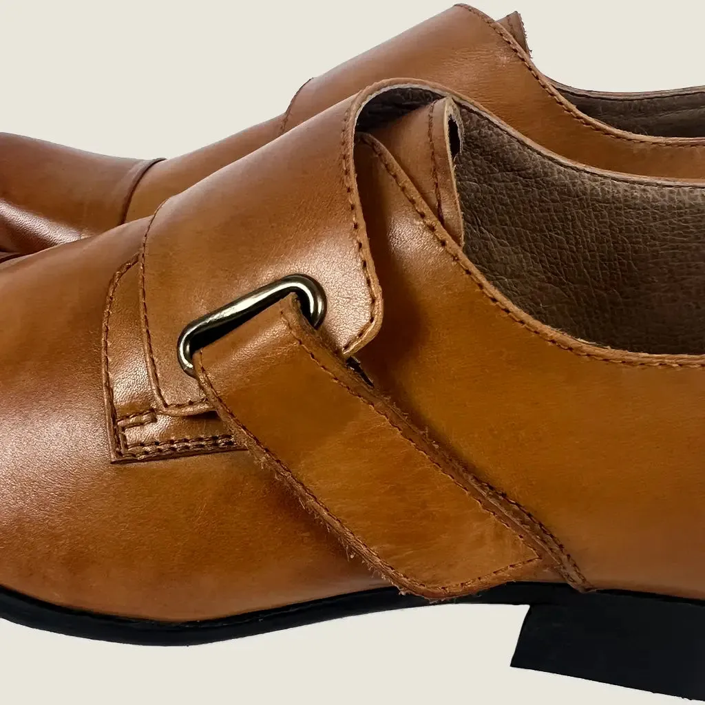 Fagela Monk Men's Single Strap Dress Shoe 40